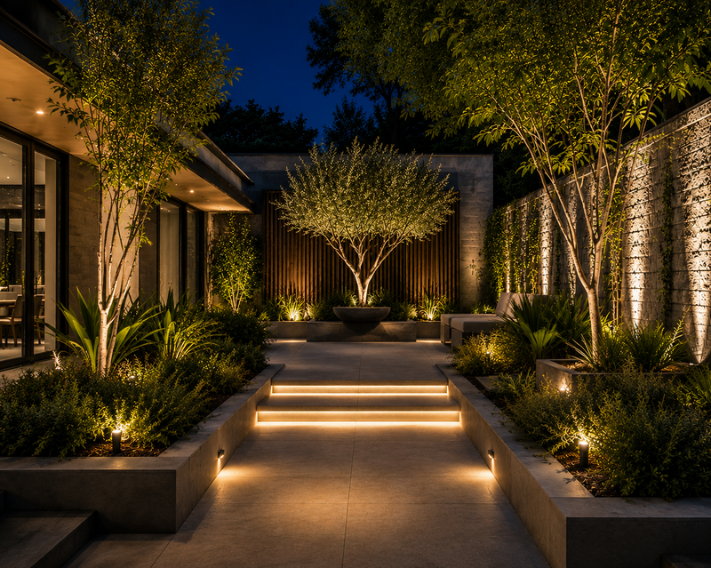 LANDSCAPED COURTYARD
