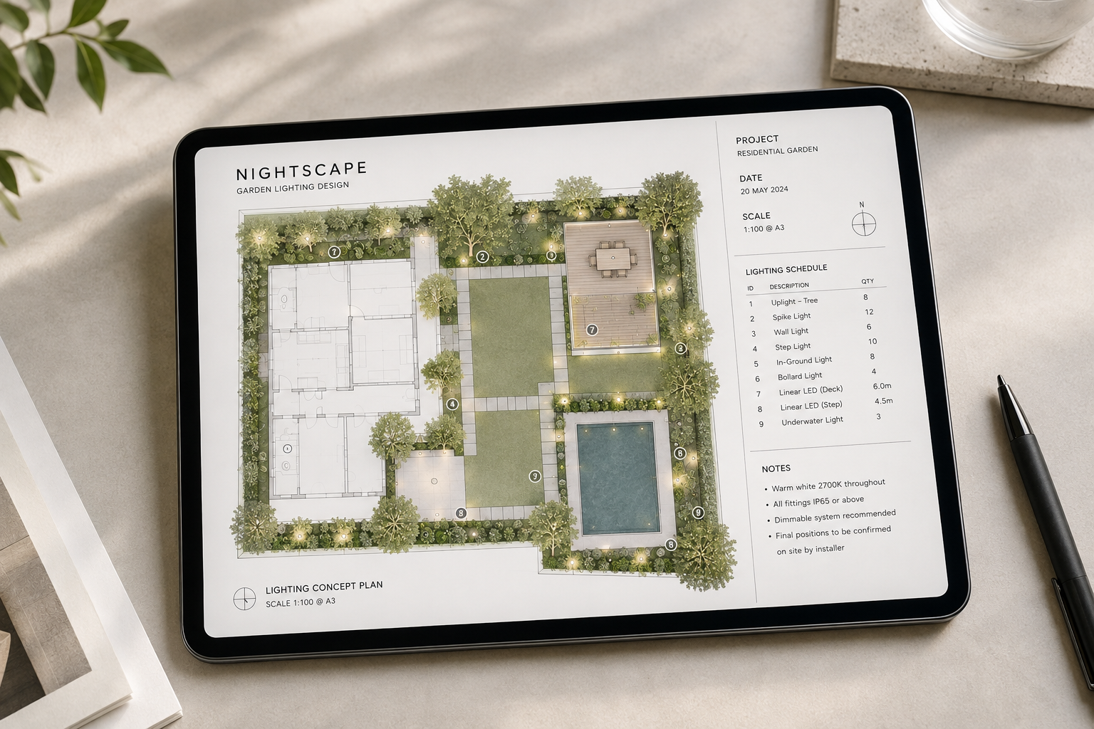 Nightscape Garden Lighting Design
